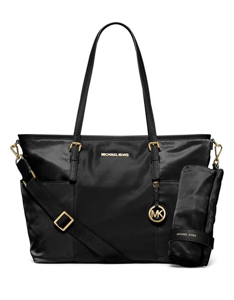 michael kors black jet set diaper bag|Michael Kors diaper bag baby.